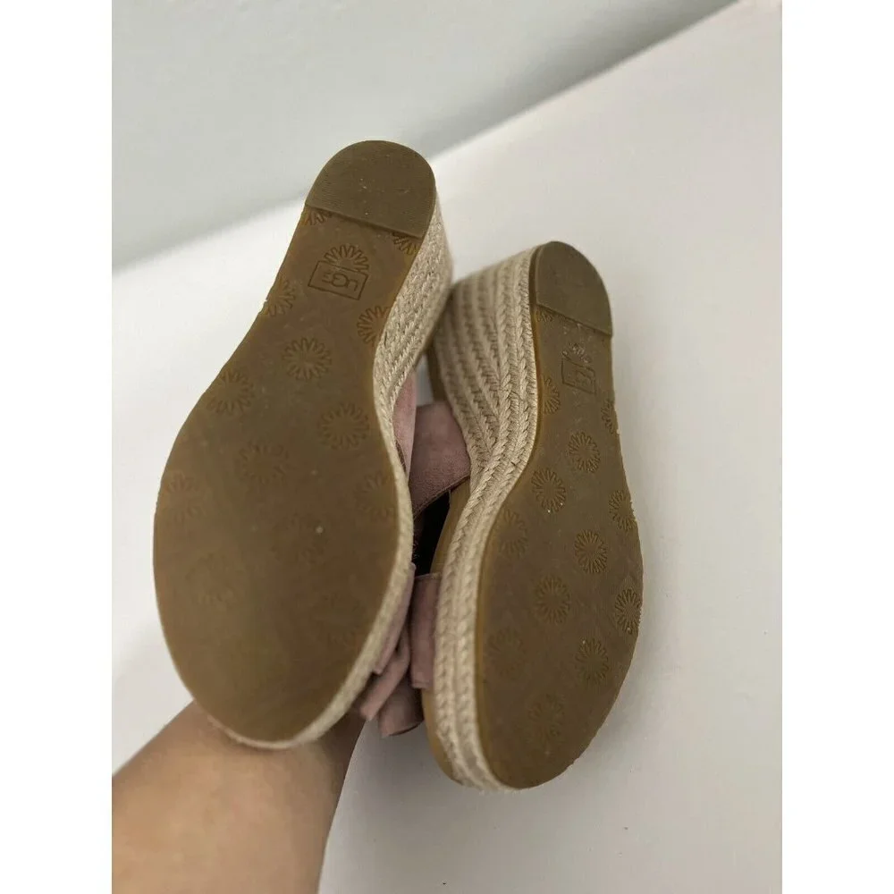 Ugg Camilla Rose suade Wedge sandals